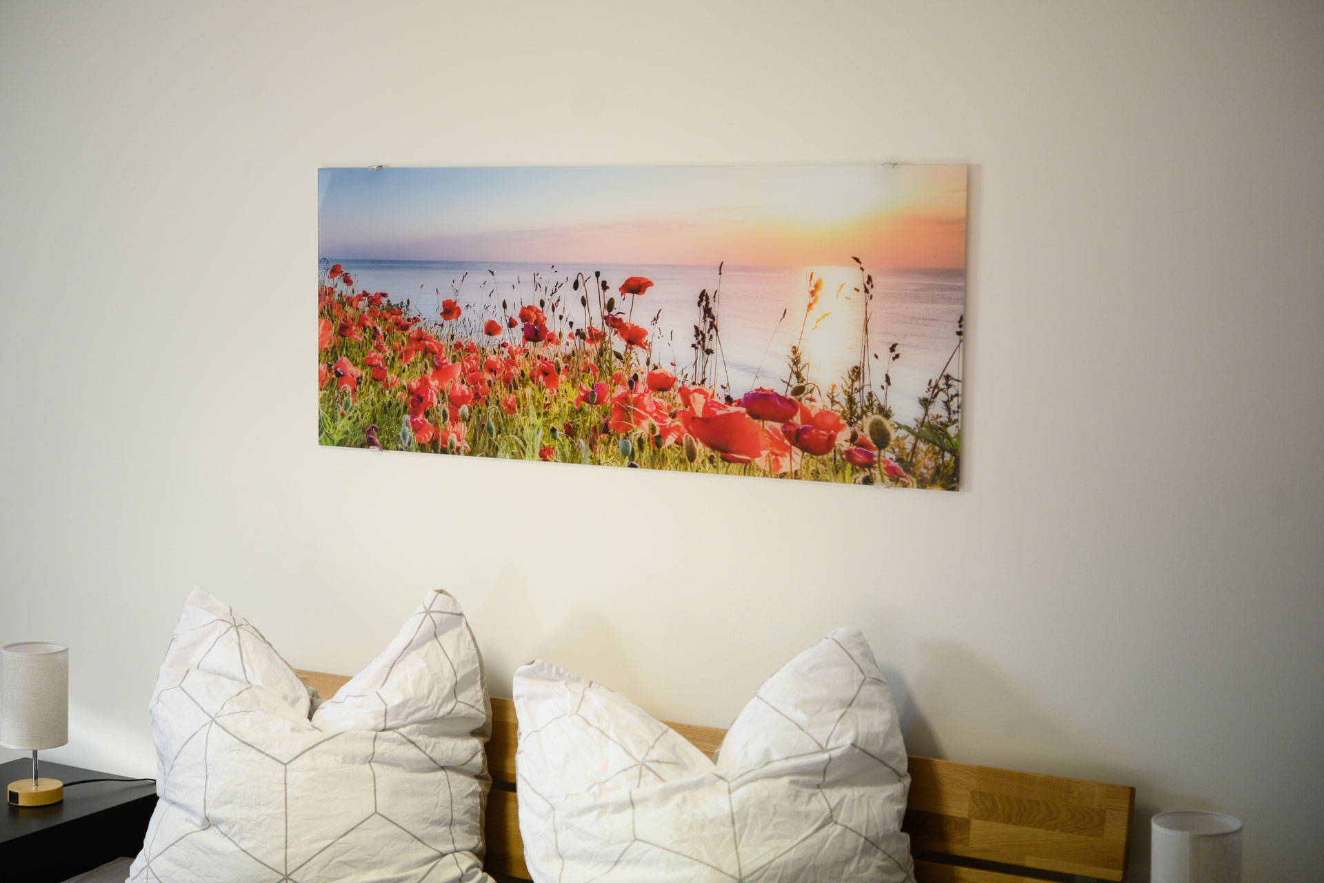 Schlafzimmer mit Doppelbett